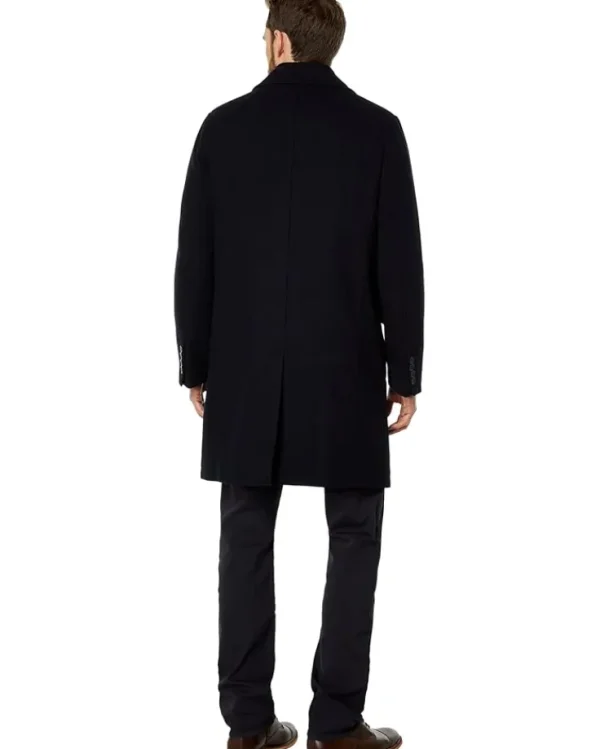 Cole Haan Coats & Outerwear<39" Classic Wool Twill with Bib Black
