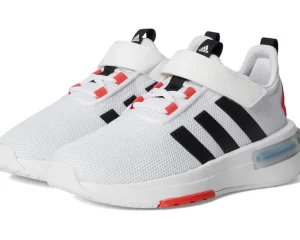 adidas Kids Adaptive | Sneakers<Racer TR23 EL (Little Kid/Big Kid) Footwear White/Core Black/Bright Red