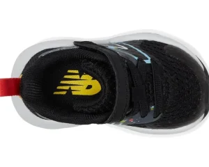 New Balance Kids Adaptive | Adaptive<Rave Run v2 Bungee Lace with Top Strap (Infant/Toddler) Black/Blast Red