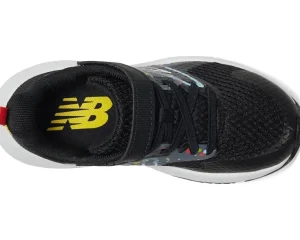 New Balance Kids Adaptive | Adaptive<Rave Run v2 Bungee Lace with Top Strap (Little Kid/Big Kid) Black/Blast Red