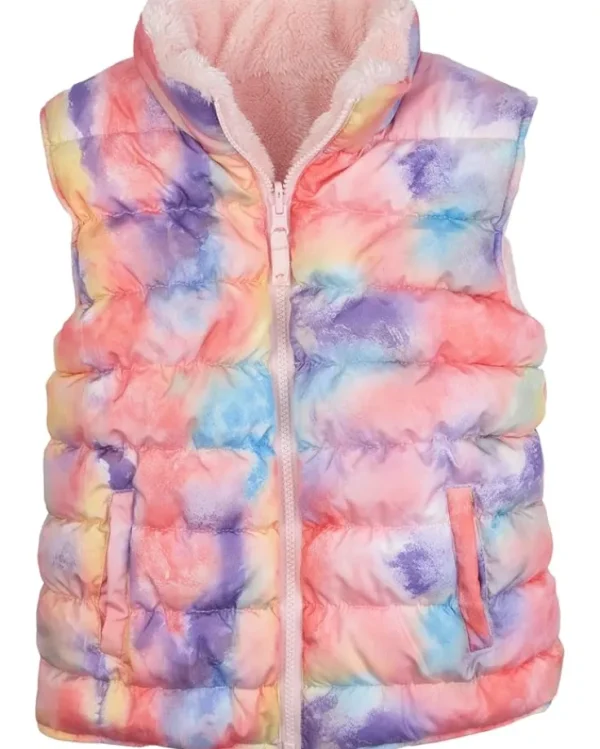 Appaman Kids Coats & Jackets<Reversible Puffy Vest (Toddler/Little Kid/Big Kid) Candy Cloud
