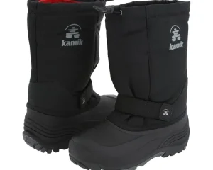 Kamik Kids Adaptive | Boots<Rocket (Toddler/Little Kid/Big Kid) Black