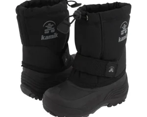 Kamik Kids Adaptive | Boots<Rocket Wide (Toddler/Little Kid/Big Kid) Black