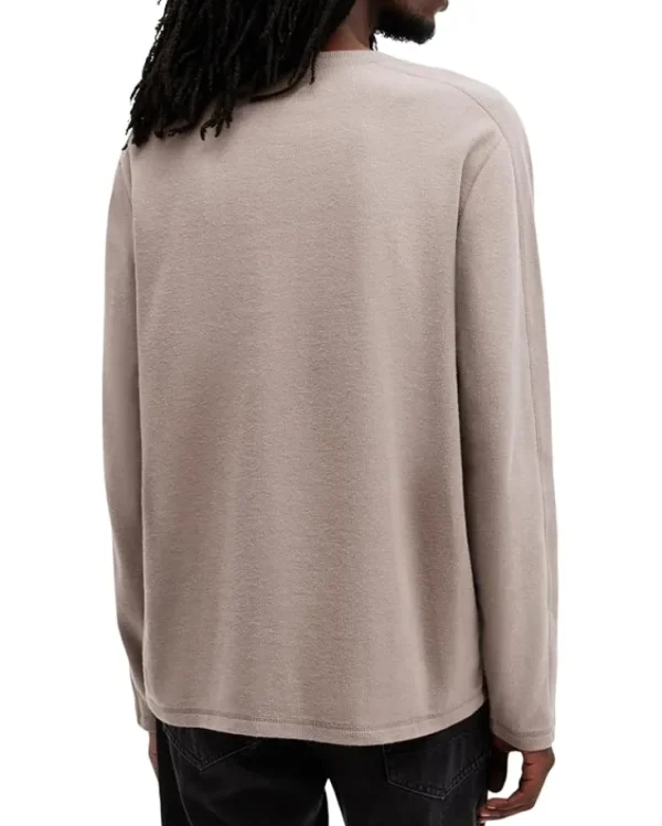 AllSaints Hoodies & Sweatshirts<ROWE LS CONTRAST CRE Tuscan Brown