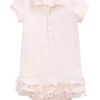 Polo Ralph Lauren Kids Dresses<Ruffled Polo Dress & Bloomer (Infant) Delicate Pink