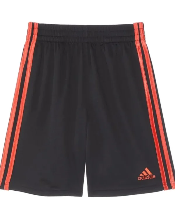 adidas Kids Shorts<3S Mesh Short 24(Big Kid) Black/Red