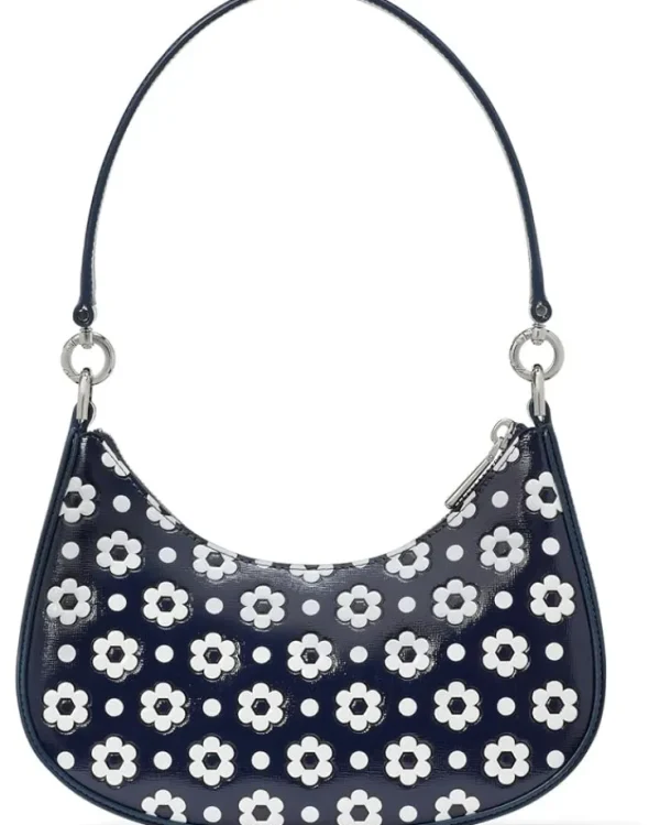 Kate Spade New York Bags<Sam Icon Daisy Dot Appliqued Saffiano Leather Small Convertible Crossbody Parisian Navy Multi