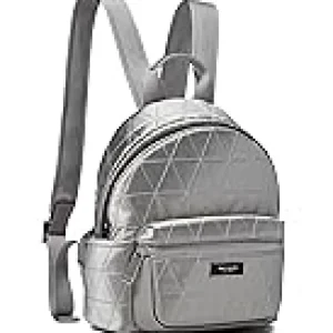Kate Spade New York Backpacks<Sam Icon Quilted Satin Small Backpack Silver