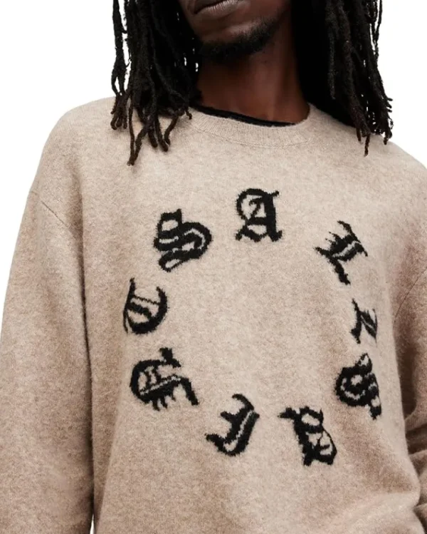 AllSaints Hoodies & Sweatshirts<Scripture Crew Black