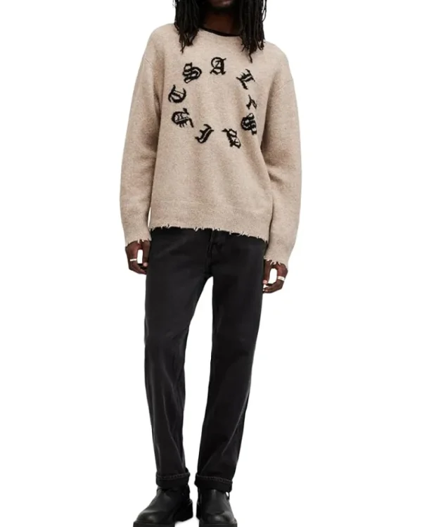 AllSaints Hoodies & Sweatshirts<Scripture Crew Black