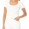 Madewell Shirts & Tops<Sculpt Ottoman Tee Bright Ivory
