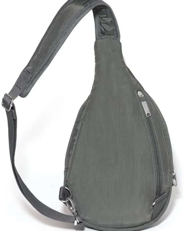 Baggallini Backpacks<Securtex Anti-Theft Triple Zip Sling Black