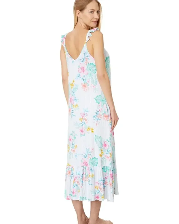 Tommy Bahama Sleepwear<Sleeveless Floral Maxi Gown Stripe Floral