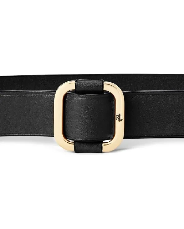 Lauren Ralph Lauren Belts<Slide Buckle Leather Belt Black