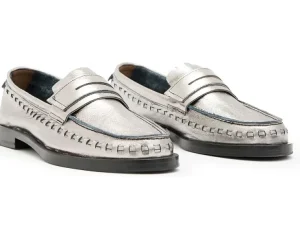 AllSaints Loafers<Sofie Metallis Loafers Silver