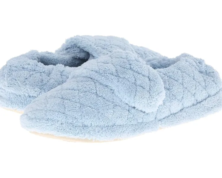 spa_wrap_0.webp Acorn Slippers<Spa Wrap Powder Blue Fabric