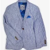 Appaman Kids Coats & Jackets<Sports Jacket (Toddler/Little Kid/Big Kid) Cabana Stripe