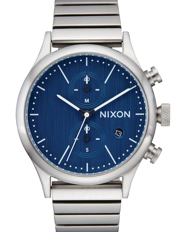 station_chrono_0.webp Nixon Watches<Station Chrono Silver/Indigo