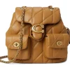 COACH Backpacks<Tabby Backpack with Quilting Honey Brown