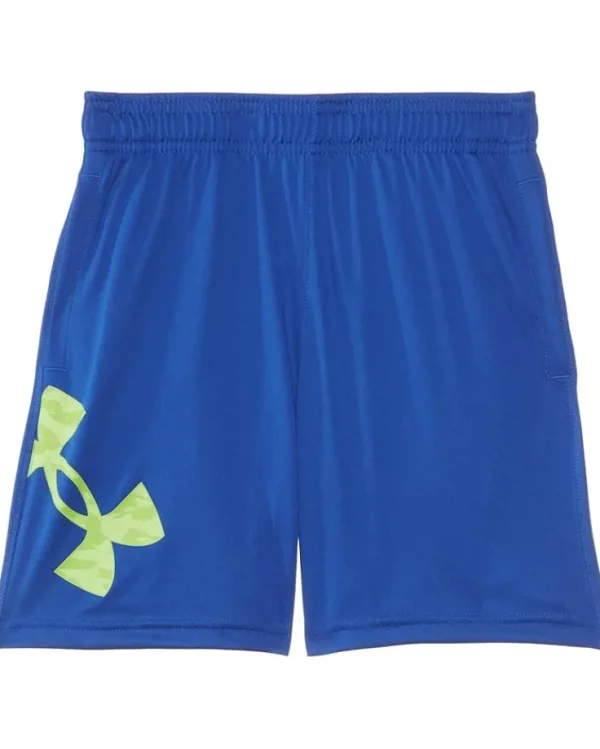 Under Armour Kids Shorts<Tech Big Logo Shorts (Big Kids) Mod Gray/Black