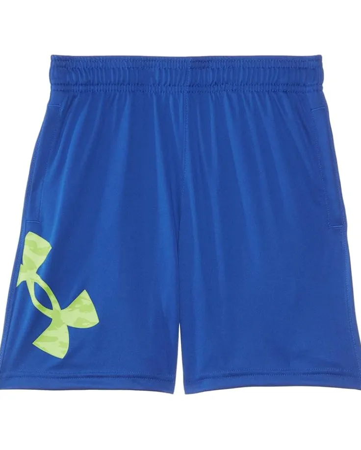 tech_big_logo_shorts_big__0-1.webp Under Armour Kids Shorts<Tech Big Logo Shorts (Big Kids) Mod Gray/Black