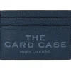 Marc Jacobs Wallets<The Leather Card Case Blue Sea
