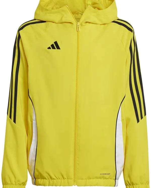 adidas Kids Coats & Jackets | Coats & Jackets<Tiro24 Windbreaker (Little Kids/Big Kids) Team Yellow/White/Black