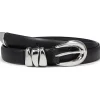 Madewell Belts<Triple Metal Keeper Belt Black