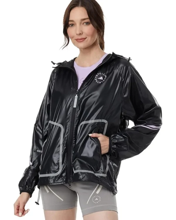 adidas by Stella McCartney Coats & Outerwear | Activewear<Truepace Running Jacket IN5041 Black/Purple Glow
