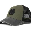Black Clover Hats | Hats<Two Tone Vintage 32 Adjustable Hat Army Green Hat/3d Black Clover/Army Green Trim