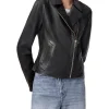 AllSaints Coats & Outerwear<Vela Biker Black/Gold
