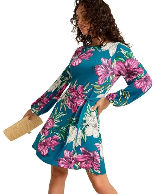 Tommy Bahama Dresses<Villa Garden Long Sleeve Short Dress Academy