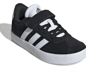 adidas Kids Adaptive | Adaptive<VL Court 3.0 Elastic Lace (Little Kid) Black/White/Black