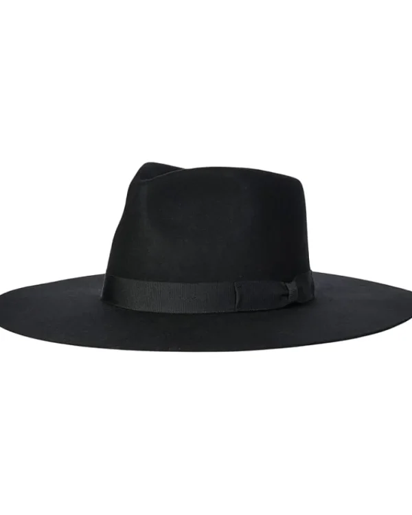 San Diego Hat Company Hats<Wool Felt Stiff Brim Fedora w/ Bow Trim Beige