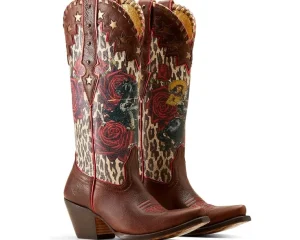 Ariat Cowboy Boots<X Toe Rodeo Quincy Western Boots Deep Mahogany