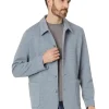 Johnston & Murphy Coats & Outerwear<Xcflex Knit Full Button Blazer Blue