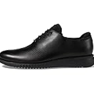 Cole Haan Oxfords<2.Zerogrand Laser Wing Tip Oxford Lined Black Leather/Black
