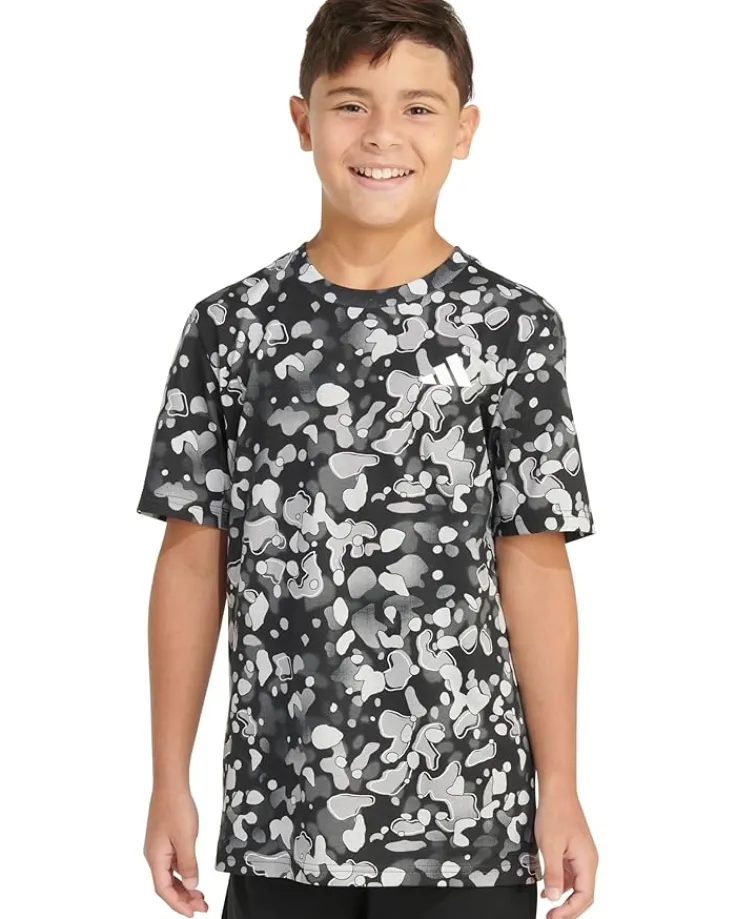 aop_pebble_camo_ss_teetod_0.webp adidas Kids AOP Pebble Camo SS Tee(Toddler/Little Kid/Big Kid) | Kids/BOY Shirts & Tops