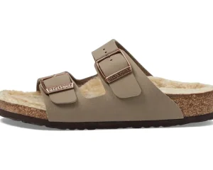 Birkenstock Kids Arizona Shearling - Desert Soil (Toddler/Little Kid/Big Kid) | Kids/BOY Sandals