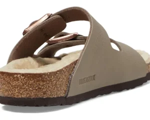Birkenstock Kids Arizona Shearling - Desert Soil (Toddler/Little Kid/Big Kid) | Kids/BOY Sandals