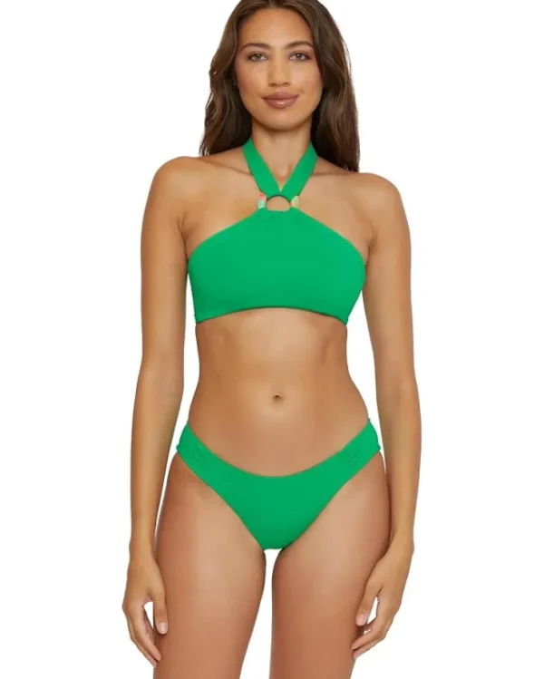 BECCA Baja Mar Goergia High Neck Halter Top | Women Swimwear & Cover Ups