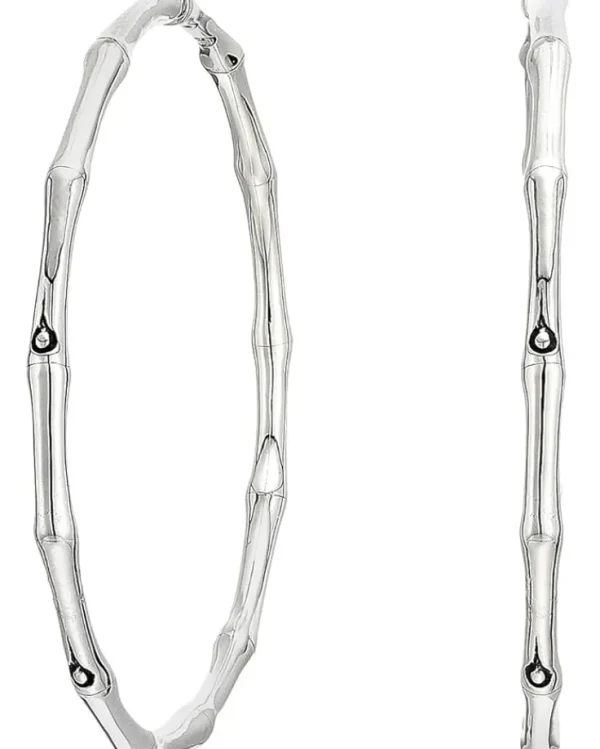 John Hardy Bamboo Extra Large Hoop Earrings | Women Jewelry