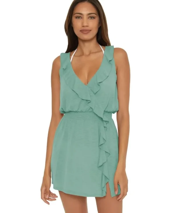 BECCA Breezy Basic Cascade Ruffle Dress | Women Swimwear & Cover Ups