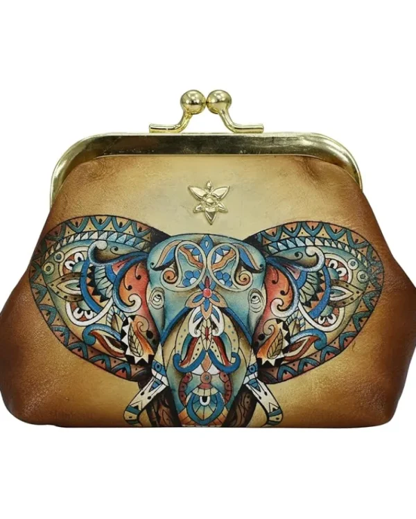 Anuschka Clasp Pouch with Key Fobs 1177 | Women Wallets