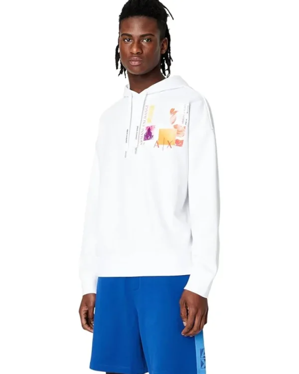 Armani Exchange Collage Patch Drawstring Hoodie | Hoodies & Sweatshirts