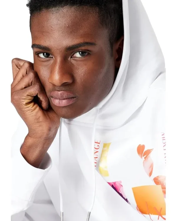Armani Exchange Collage Patch Drawstring Hoodie | Hoodies & Sweatshirts