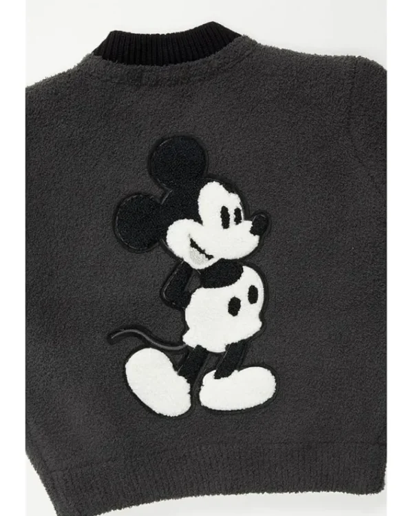 Barefoot Dreams Kids CozyChic® Disney Classic Mickey Toddler Varsity (Toddler) Jacket | Kids/BOY Coats & Jackets | Coats & Jackets