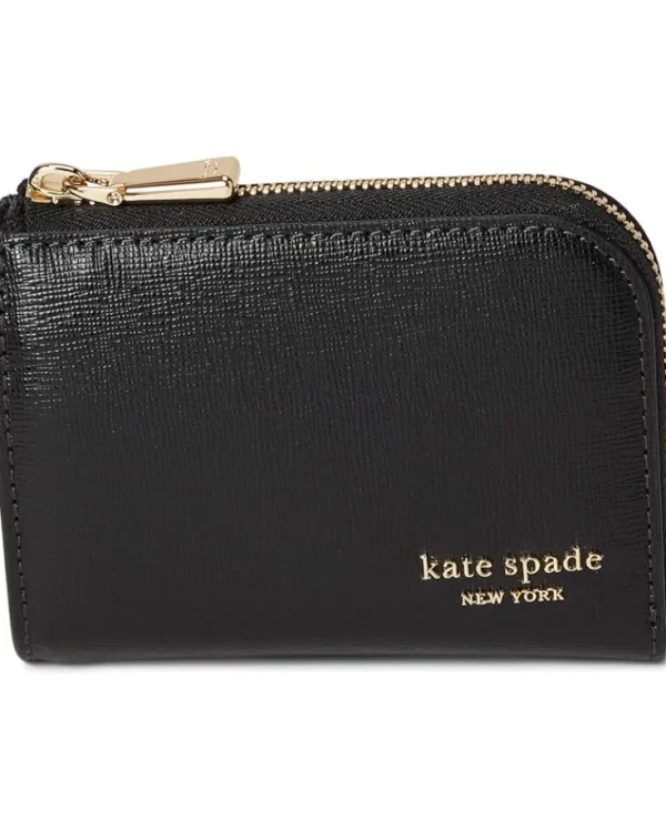 Kate Spade New York Devin Saffiano Leather Zip Card Case | Women Wallets