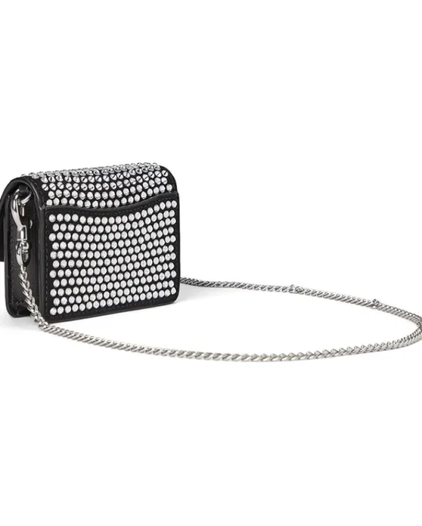 COACH Essential Half Flap Card Case with Crystal | Women Wallets