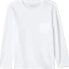 #4kids Essential Pocket Long Sleeve T-Shirt (Little Kids/Big Kids) | Kids/BOY Shirts & Tops | Shirts & Tops